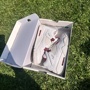 Air Jordan 4 Retro Metallic Red